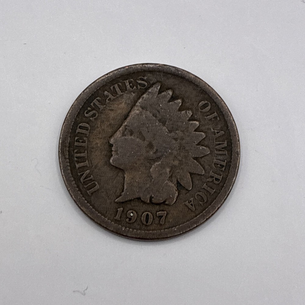 1907 Philadelphia Mint Small Cent Indian Head