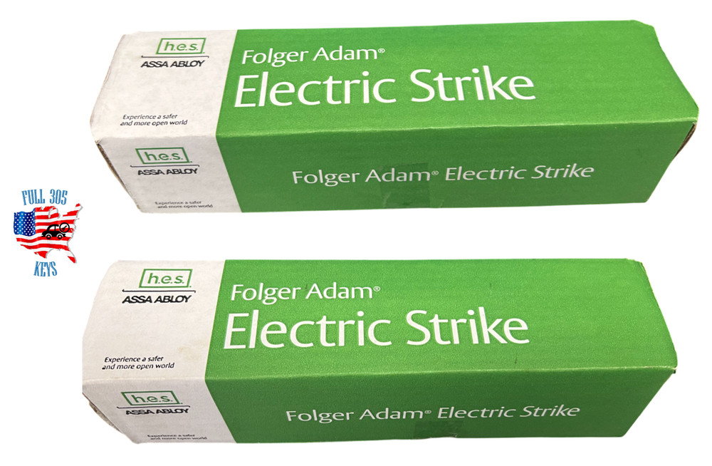 HES ASSA ABLOY FOLGER ADAM ELECTRIC STRIKE SET