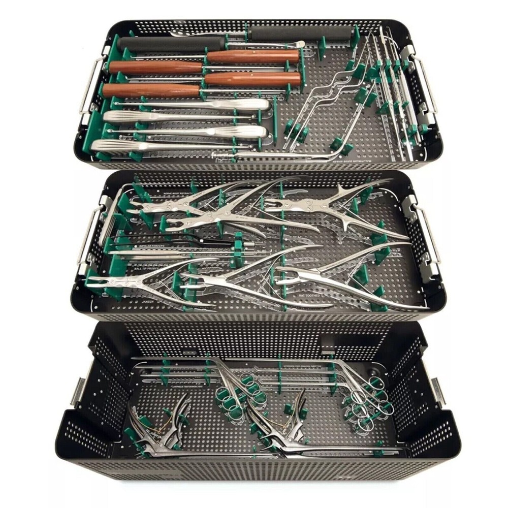 Lumbar Spine Surgery Set with Sterilize Box Orthopedic Instruments
