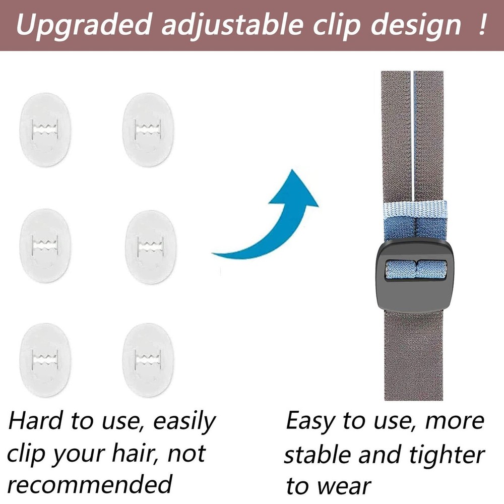 1 Pcs Upgraded Advanced Replacement Headgear Strap Fit for 11 Piece Set, Blue
