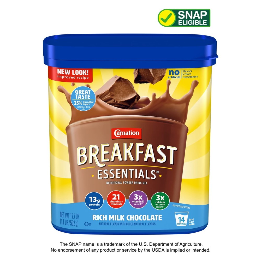 (6 pack) Carnation Breakfast Essentials Powder Protein Nutritional Shake Drink