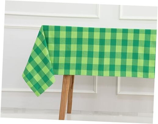 Buffalo Plaid 84" x 60" (Rectangular) Buffalo Plaid - St Patricks Green