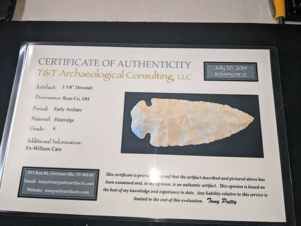 Dovetail,Artifacts- Relics, Arrowheads,bannerstones