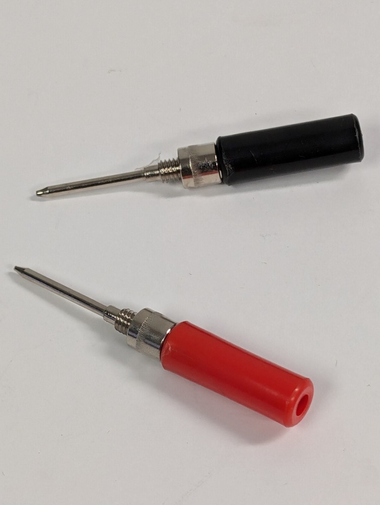 VOLT OHM MILLIAMP METER PIN PLUGS (2 Pack)