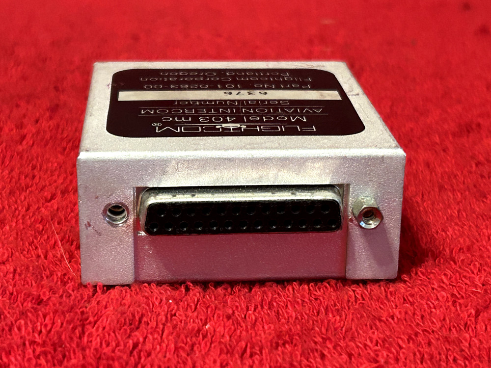 FLIGHTCOM 403MC INTERCOM P/N 101-0263-00 CORE