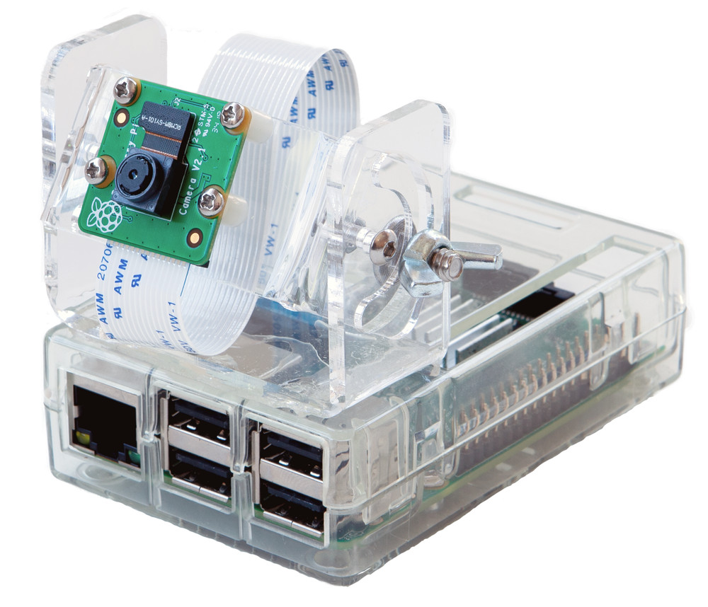 Tilt-Adjustable Mount for Raspberry Pi Camera Module