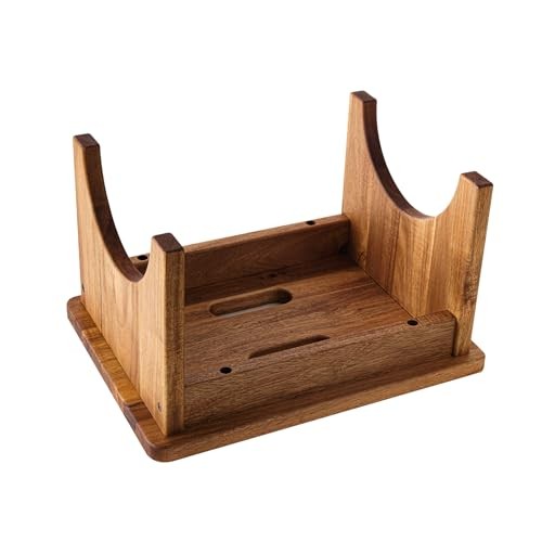 Wooden Step Stool, One Step Stools for Adults, 9'' Small Kitchen Stepping