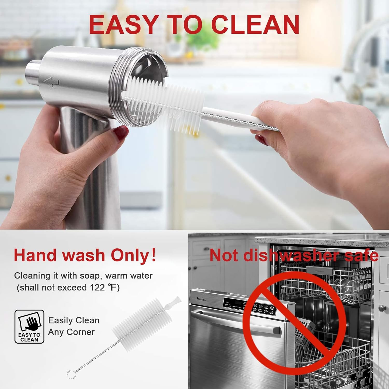 Meat Grinder Attachment for KitchenAid Stand Mixer Food Grinder for Kitchen Aid