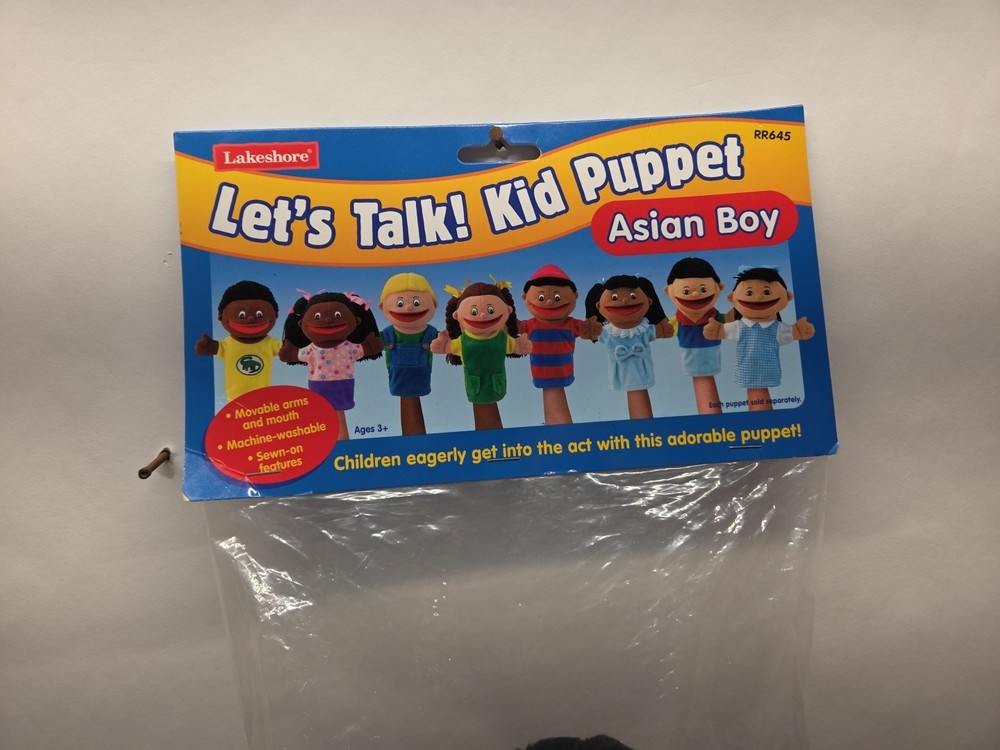 Lakeshore Let’s Talk Asian Boy Hand Puppet Multicultural