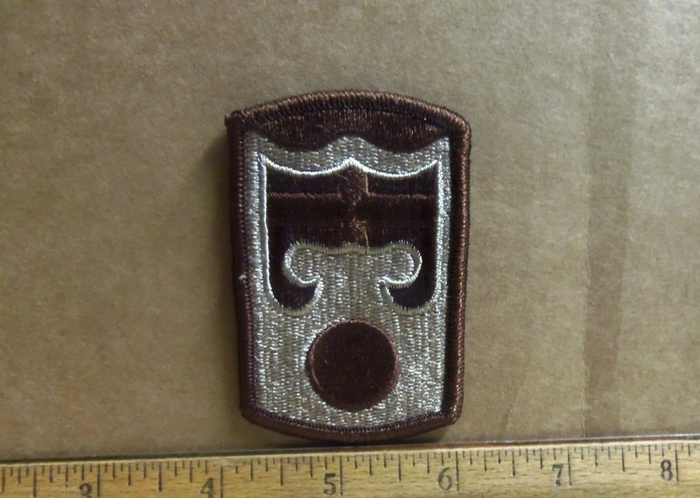 US Army - 92nd Infantry Brigade Embroidered Desert Patch