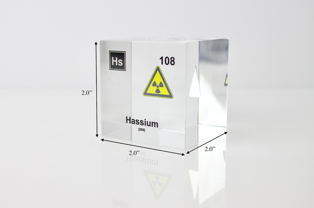 Hassium Element Cube