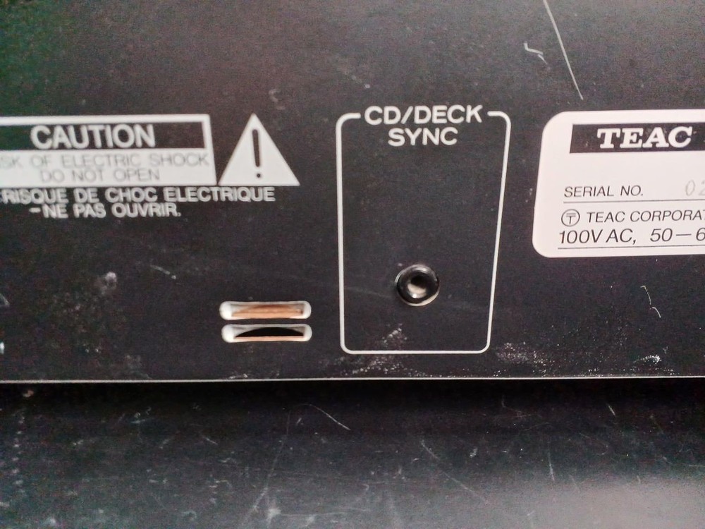 TEAC Cassette Deck W-6000r Junk Used