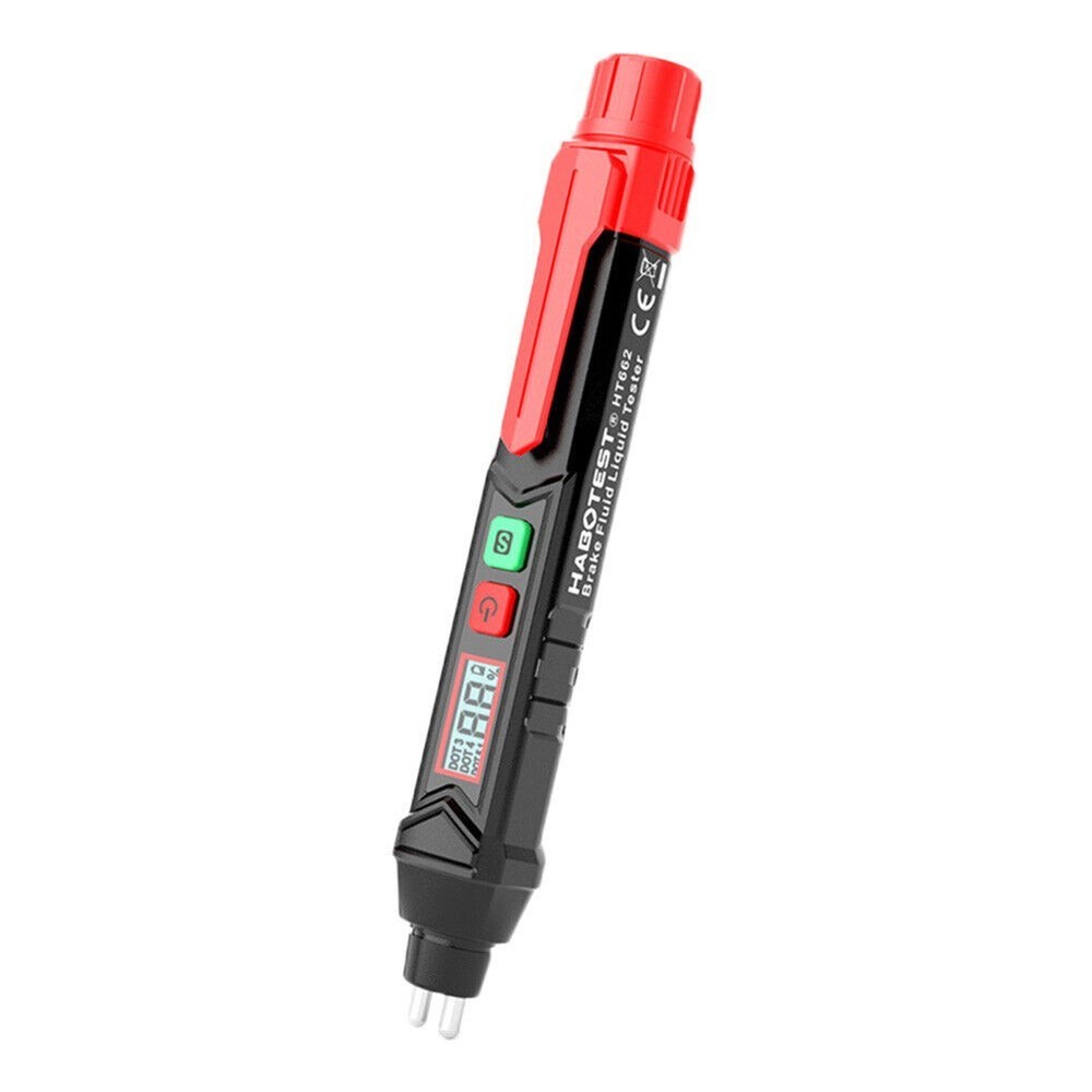 Waterproof Auto Brake Fluid Tester Moisture Detection Range 0%~4% LCD Display