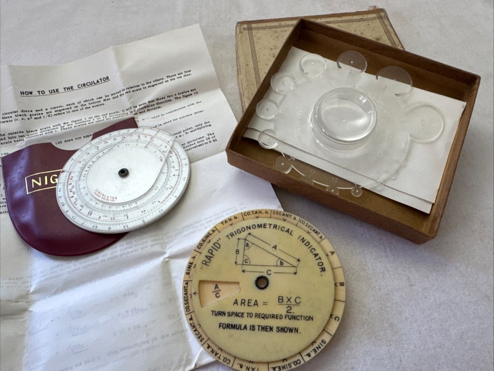 Rapid Trigonometrical Indicator, Arclight Radius, Circulator W Instructions BX33