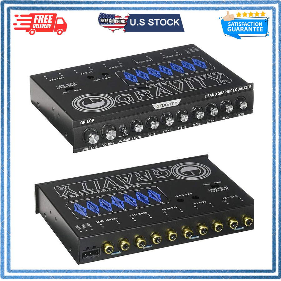 Gravity 7 Band Graphic Equalizer GR-EQ9