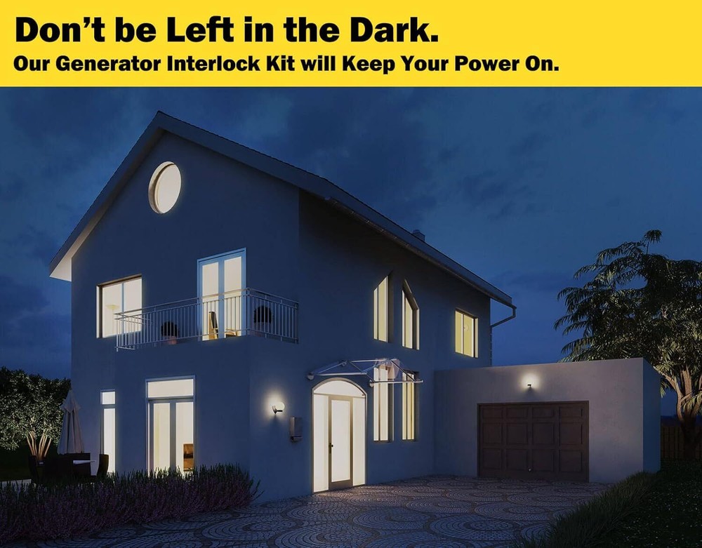 Interlock Kit For Square D 150 200 Amp Breakers Safe Generator Use