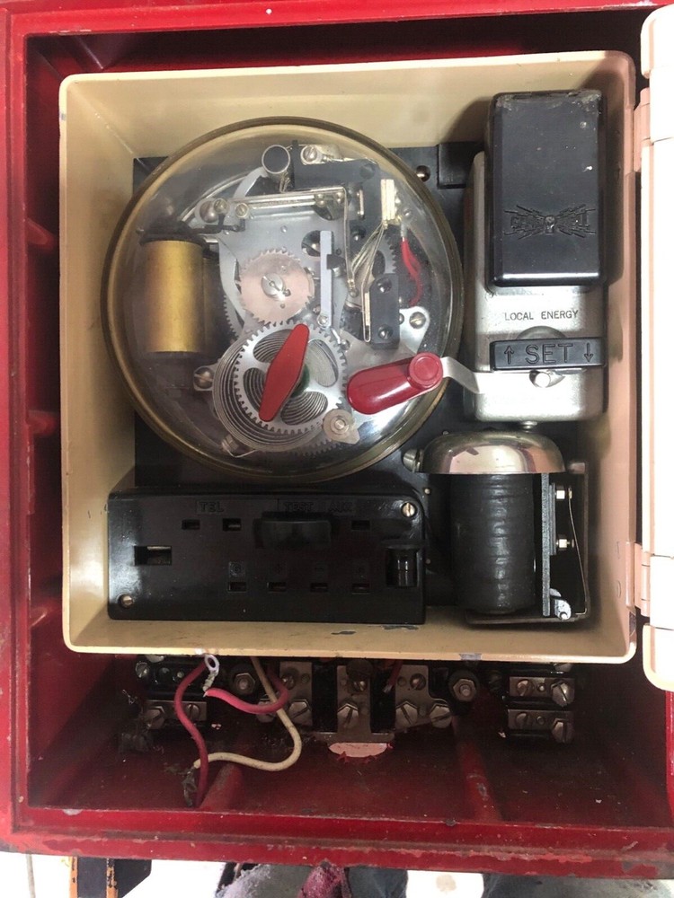 Vintage Gamewell Fire Alarm Call Box 