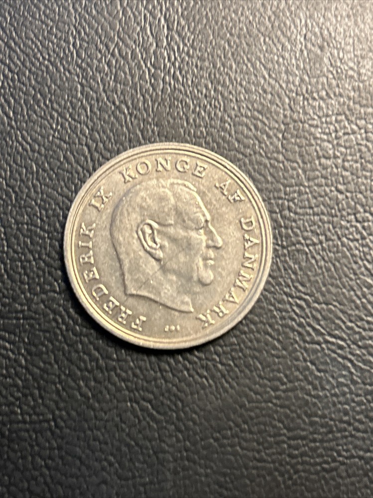 Coin, 1965 Denmark One 1 Krone Dan mark