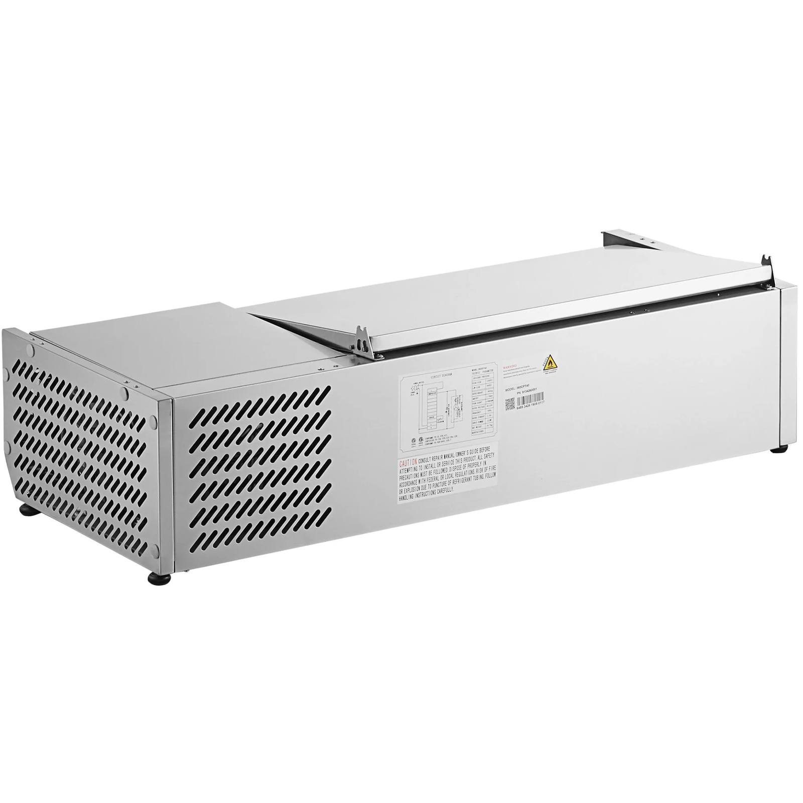 40" Countertop Refrigerated Prep Rail