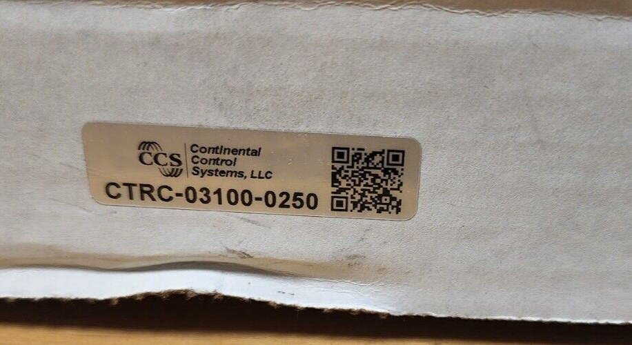 Continental Control System CCS CTRC-03100-0250 Rogowski Coil Current Transformer