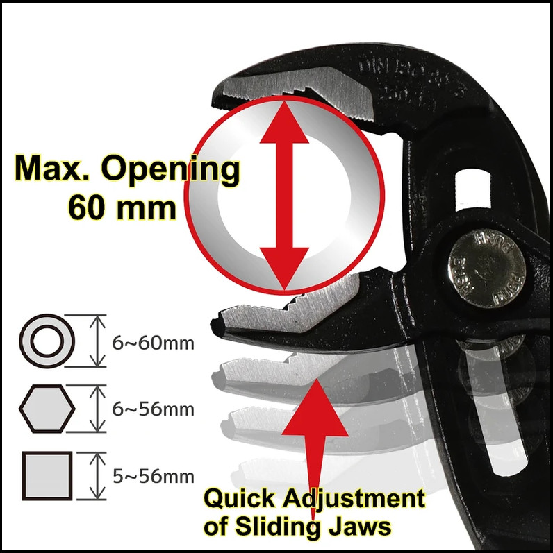 VAMPLIERS PYTHON 10" Plumber's Slip Joint Pliers VT-003-10