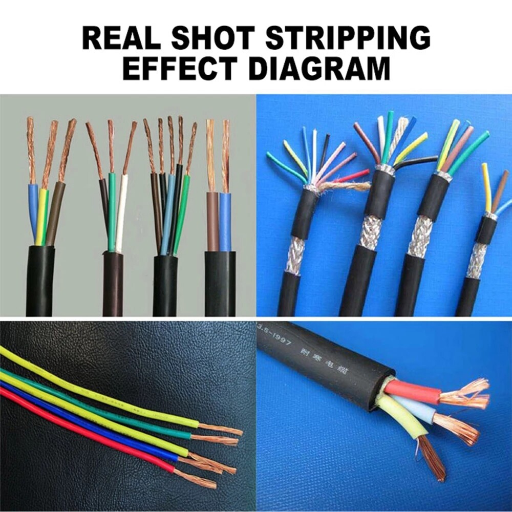 220V Wire Stripper Pneumatic Wire Stripping Machine Copper Cable Peeling Machine