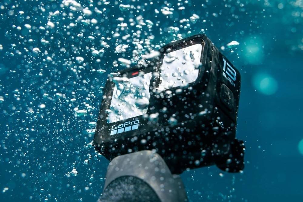GoPro HERO13 Black Camera Accessory Bundle with Batteries, Handle, Case