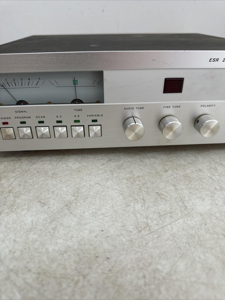 DRAKE ESR 240A Earth Station Receiver Powers Up