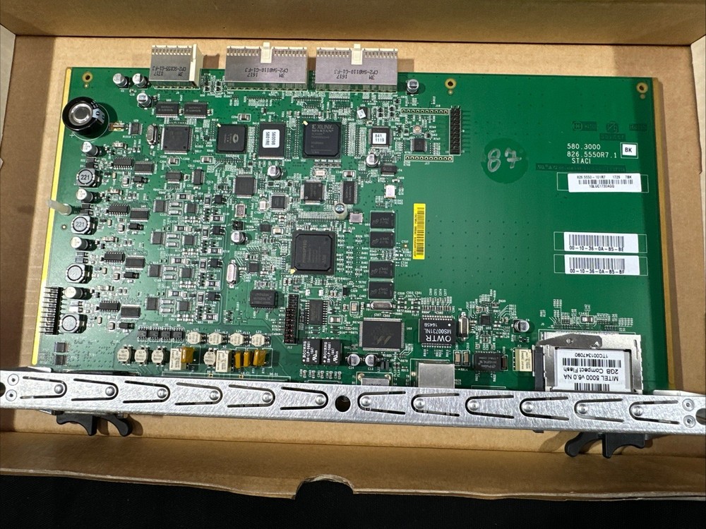 Mitel 5000 HX Controller Processor Module 580.3000 w/ 2 GB Compact Flash Card