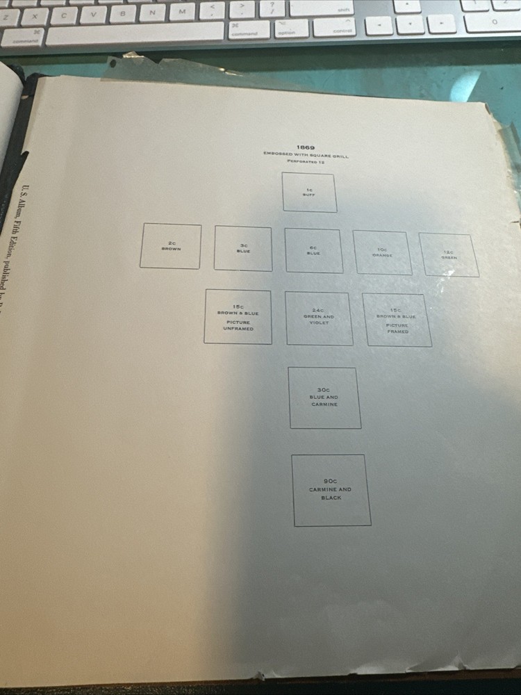 1923 The Poole United States Album (stamps) Empty
