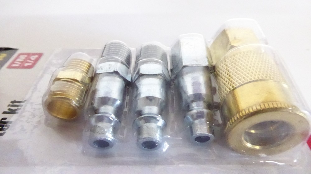 4 Central Pneumatic 68193 Quick Connect Starter Kit (5 pack)