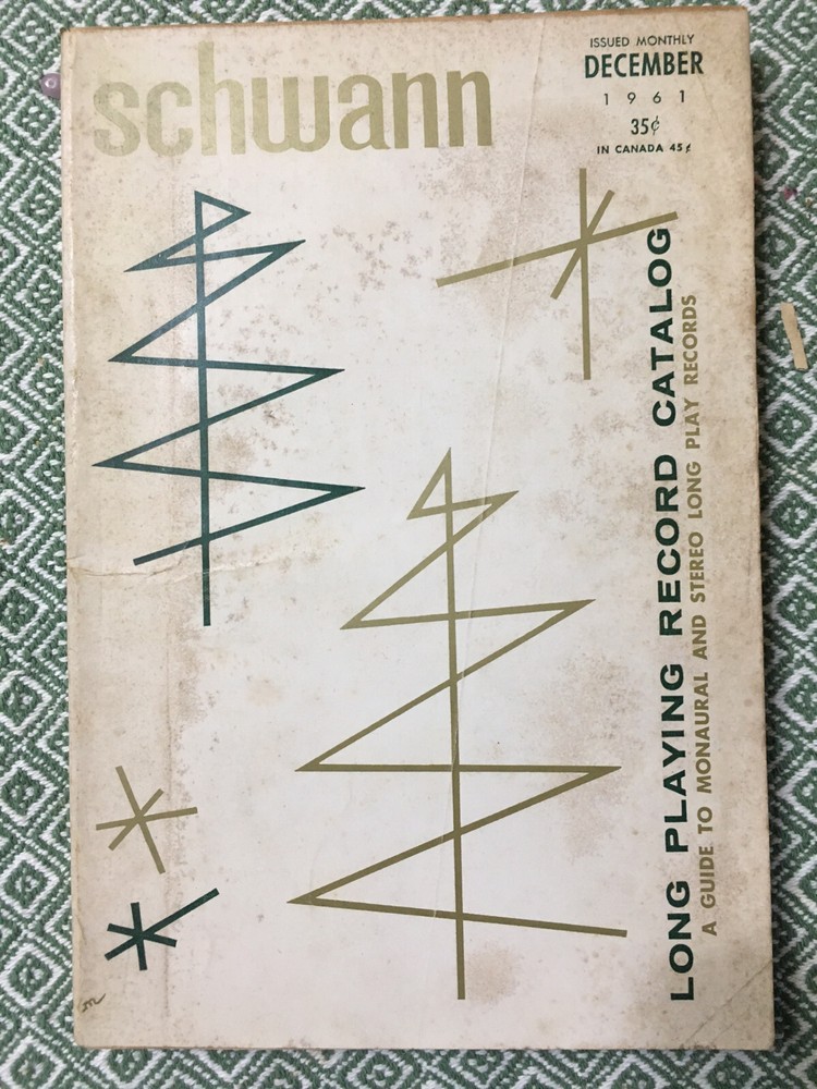 Schwann Long Playing Record Catalog. May, 1961 issue