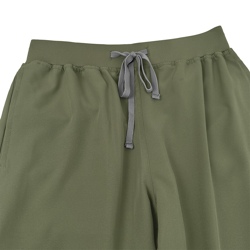 Unisex Stretch Nurse Uniform Medical Scrub Sets Women Men V-Neck Top Jogger Pant