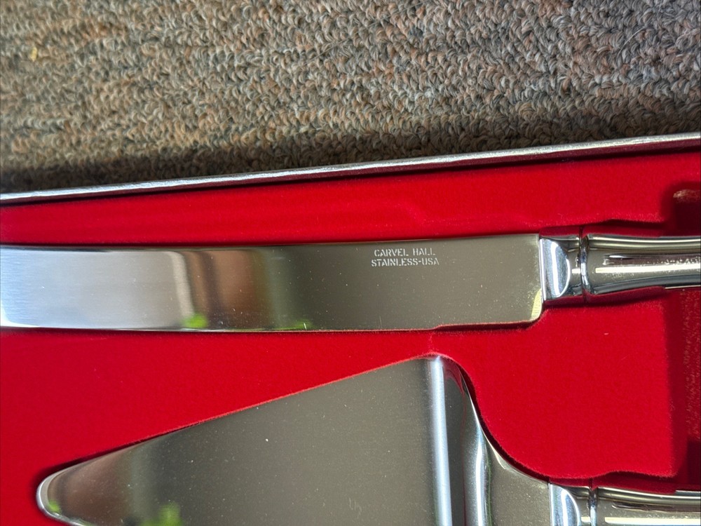 Cake Knife and Server Set Stainless Steel