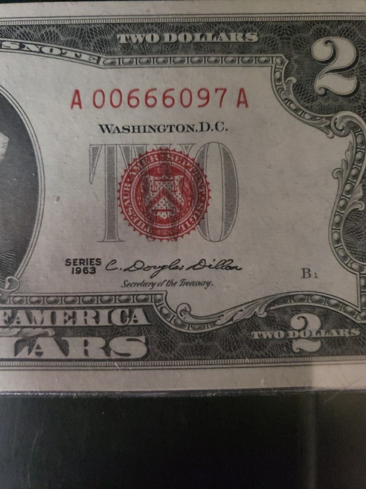 1963 $2 United States Note Crisp Brilliant Uncirculated