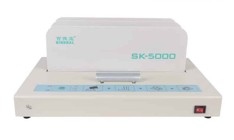 SK5000 Small Tender Financial A4 Contract Documents Hot Melt Binding Machine