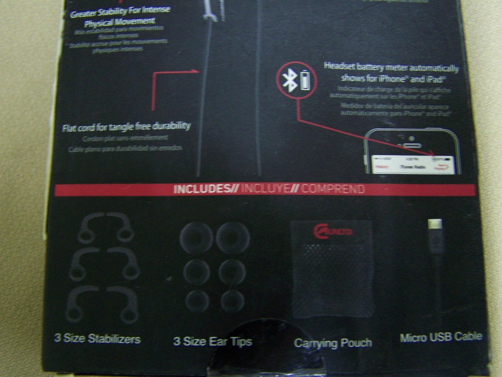 ECKOUNLTD EARBUDS Runner Bluetooth Earphones BLACK