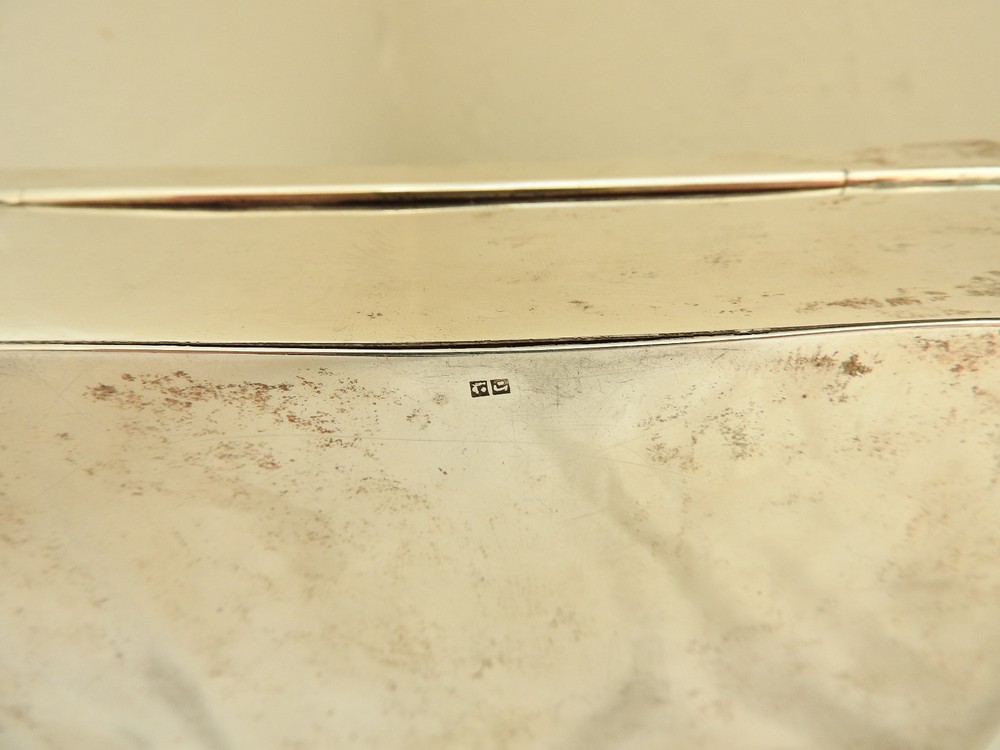 WW2 Military Silver Cigarette Box Presented From 22 Station Officers Mess (4977)