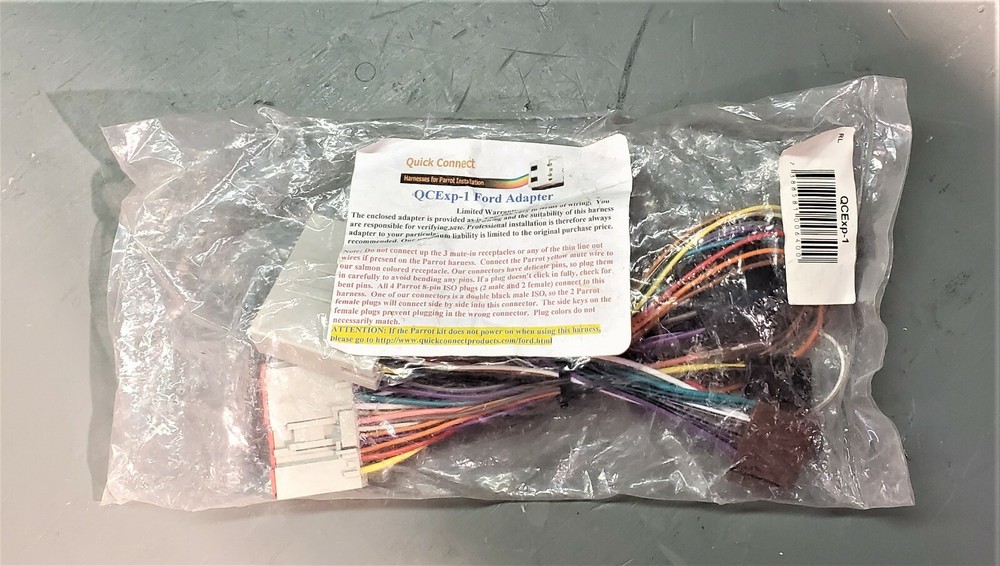 PARROT QUICK CONNECT QCExp-1 FORD ADAPTER WIRE HARNESS KIT