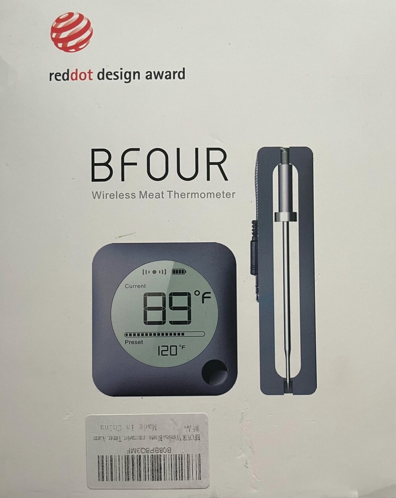 BFOUR Bluetooth Meat Thermometer Wireless Meat Thermometer, Cooking and BBQ
