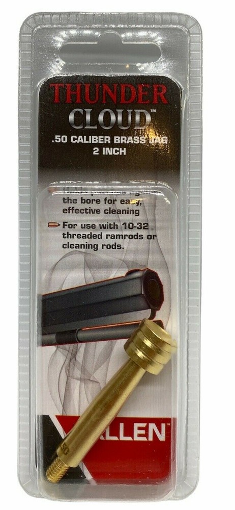 ALLEN Thunder Cloud 87135A Muzzleloader .50 Cal Brass Jag 10-32 Thread 2”