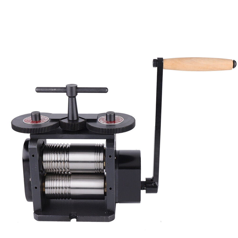 130mm Manual Rolling Mill Machine,Wire Flat Pattern Sheet Metal Jewelry Tool