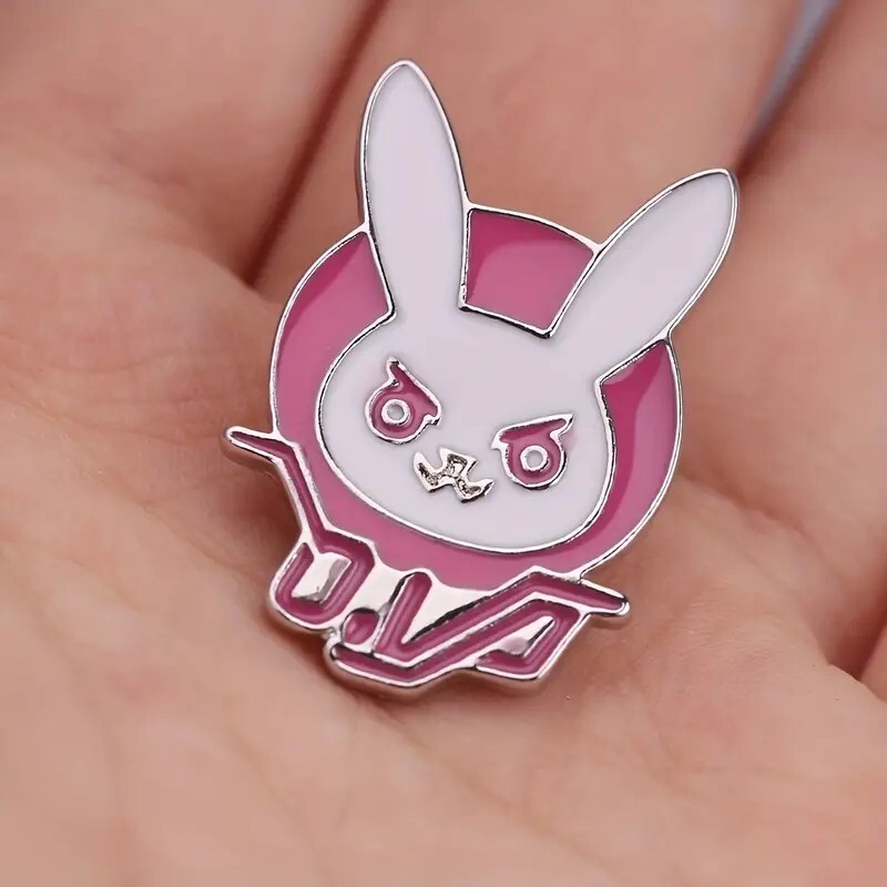 Overwatch D. VA Logo Enamel Pin