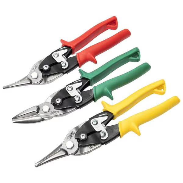 CRESCENT 3 Piece Compound Action Aviation Snip Set