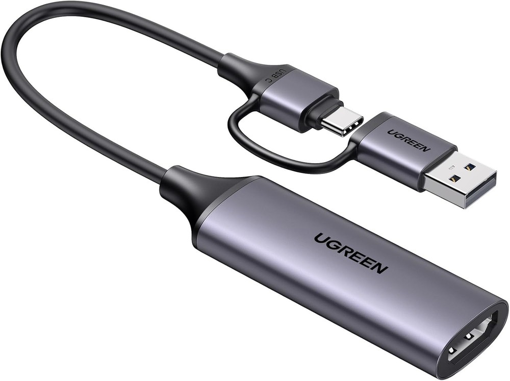 Portable USB C Capture Card for Streaming - Compatible with PS5, Xbox, Switch