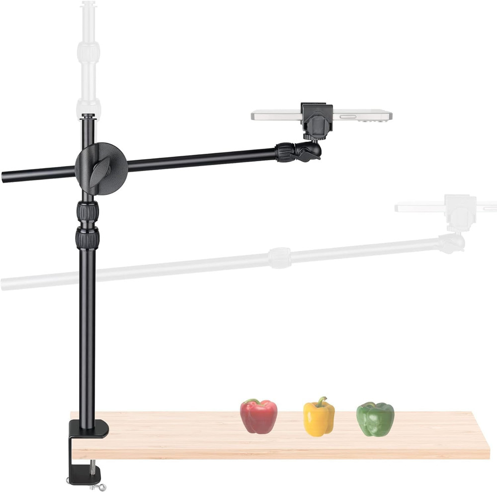 Overhead Tripod Phone Webcam Stand