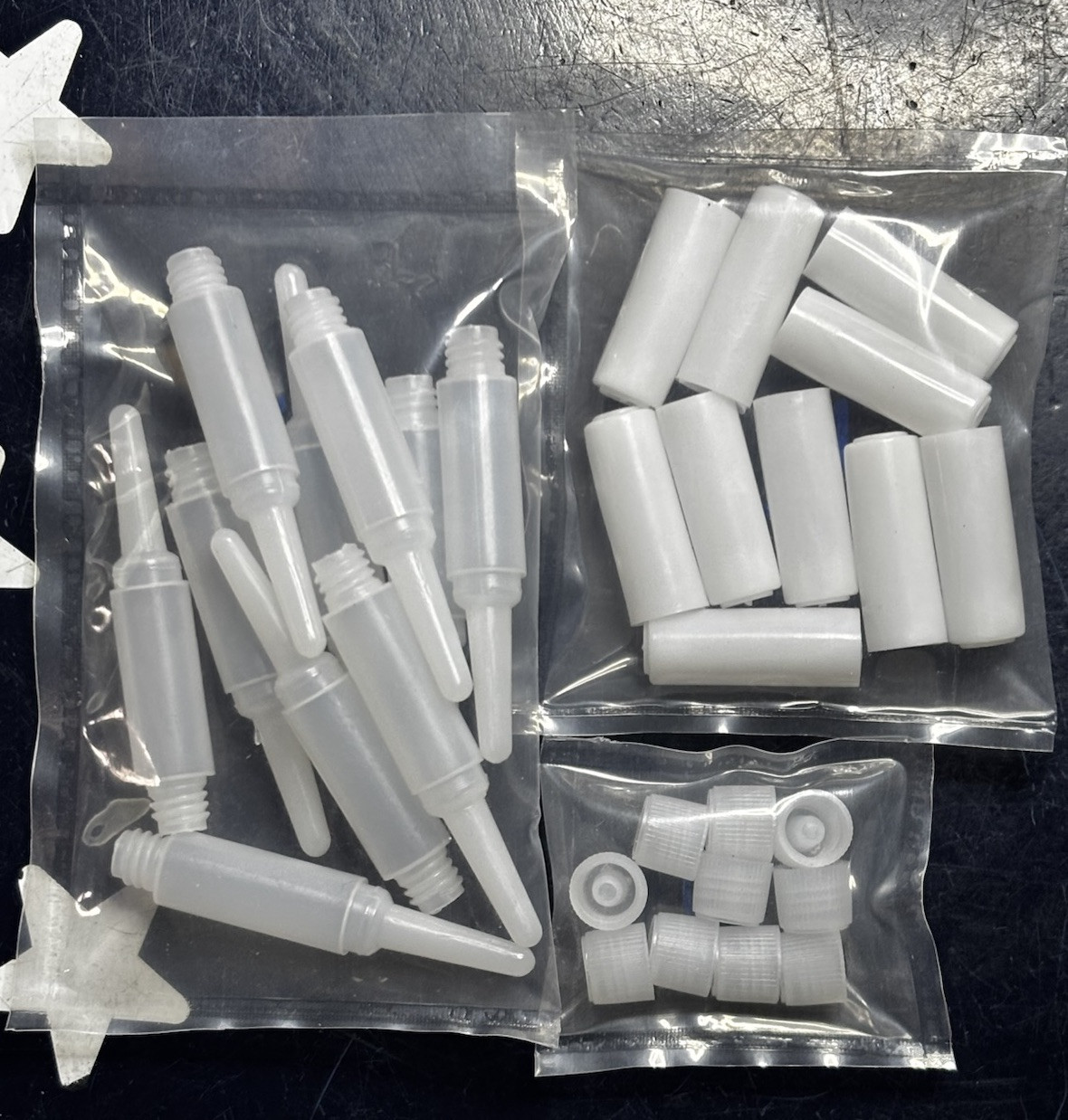 10 Sets 1ml Empty Plastic Squeeze Dropper Bottles Oils Lubes Liquid Dropper LDPE