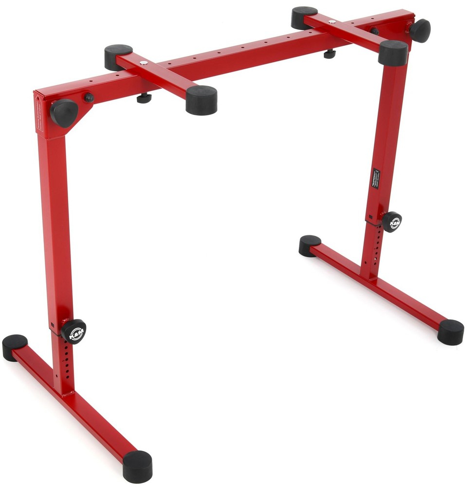 K&M 18820 Omega Pro Keyboard Stand - Ruby Red