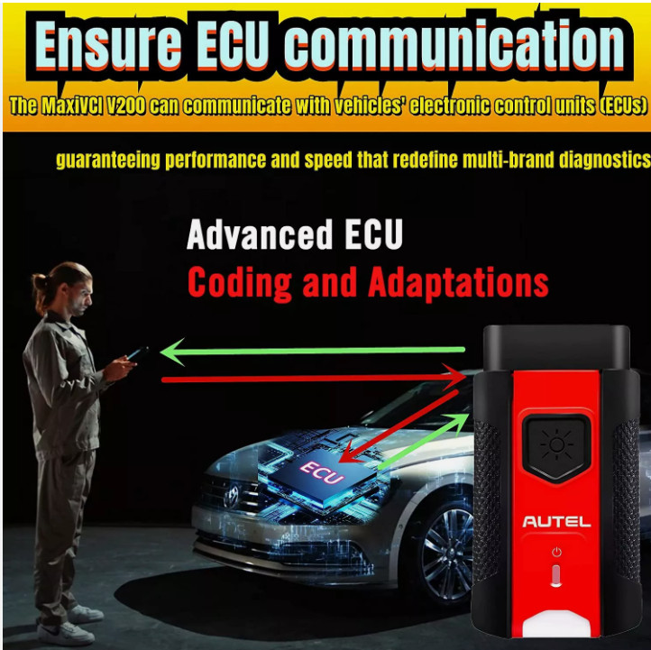 Autel MaxiVCI V200 Wireless Diagnostic Interface For Autel MS906 PRO/ITS600K8