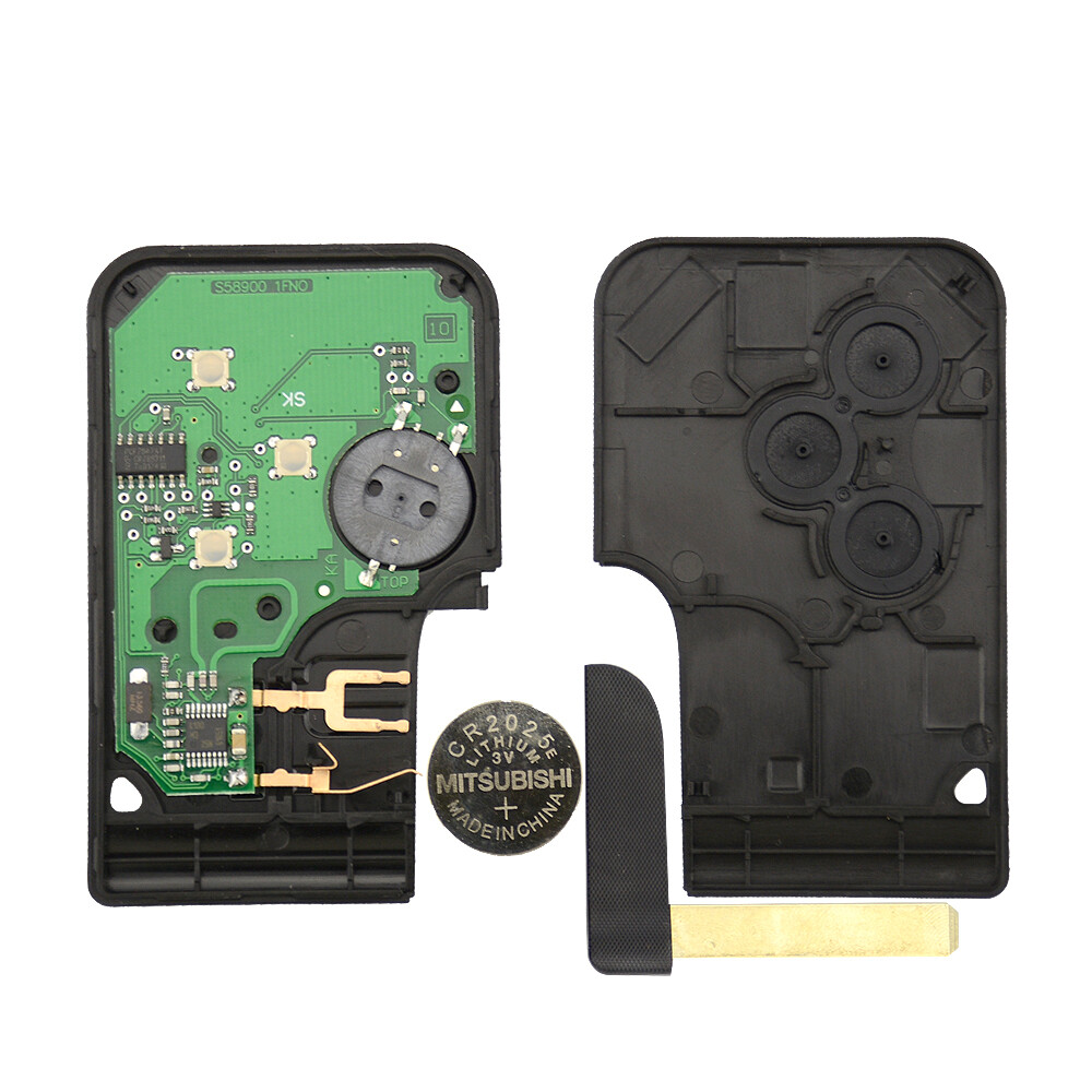 Virgin key card + electronic programming compatible Mégane 2 Scnic 2